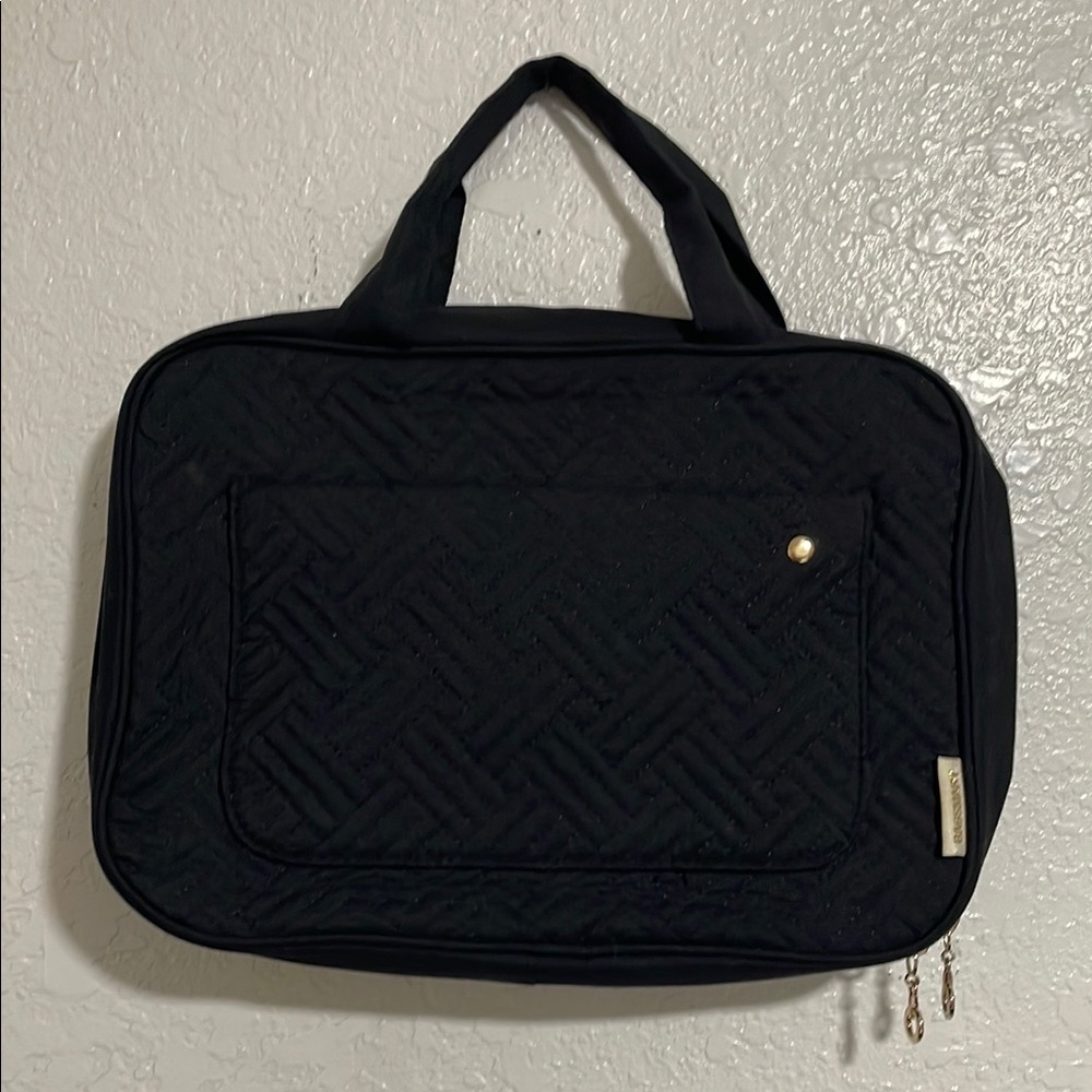 BAGSMART Black Quilted Toiletries Travel Organizer NWOT